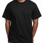 plain black t shirt